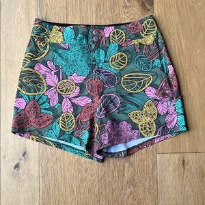 Smartwool Multicolor Floral High Waist Shorts
